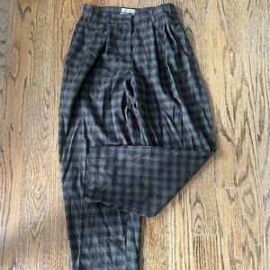 plaid trousers